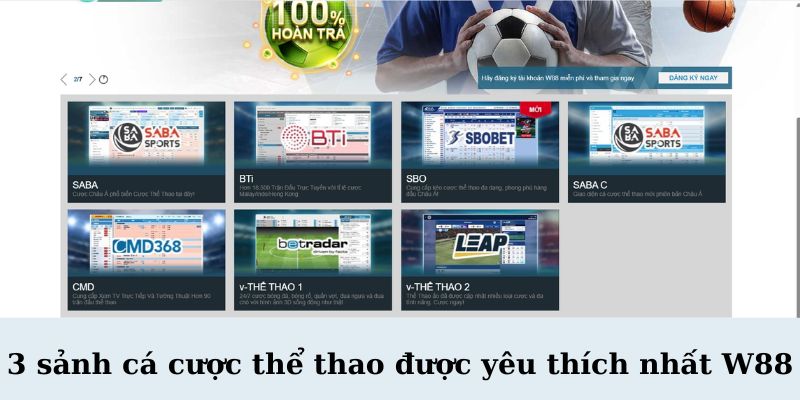 3 sanh ca cuoc the thao duoc yeu thich nhat W88 2 - W88 3 Sảnh Cá Cược Thể Thao Được Yêu Thích Nhất – Trải Nghiệm Đỉnh Cao