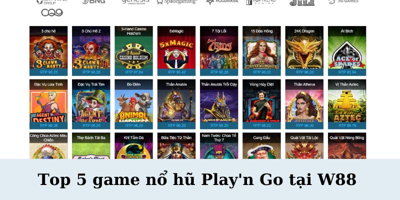 Thuong 50 khi gui tien qua USDT tai W88 2 - Top 5 Game Nổ Hũ Play'n Go Tại W88 – Cơ Hội Trúng Thưởng Đỉnh Cao